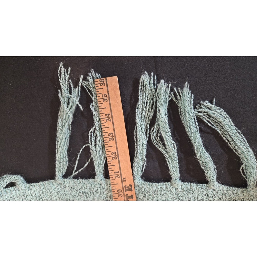 Oceanus Beachy Fringed Oversized Warm Soft Comfy Cardigan Size Medium - Picture 8 of 9